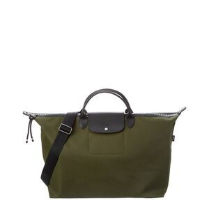 Longchamp Le Pliage Energy Large Canvas Travel Bag, Beige